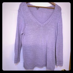 J Jill XL Lavender lightweight sweater